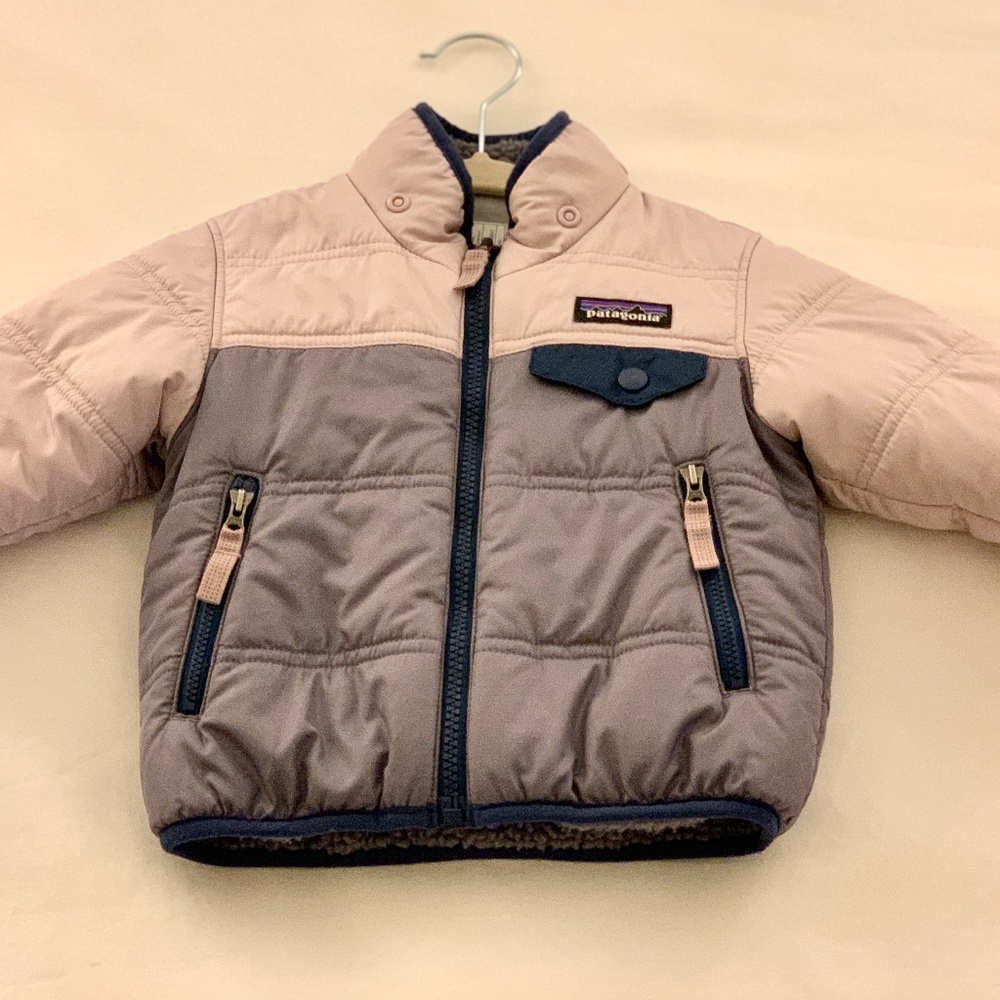 Patagonia Baby Girl (6-12 months) Reversible Fleece Jacket